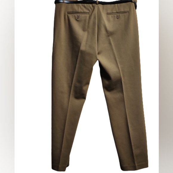 Kenar tailored dress trousers with black belt color kaki - Picture 2 of 5